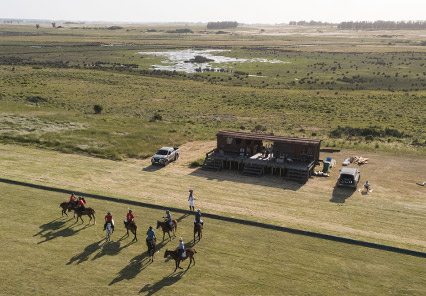 Polo en la Estancia Vik, José Ignacio. Uruguay.